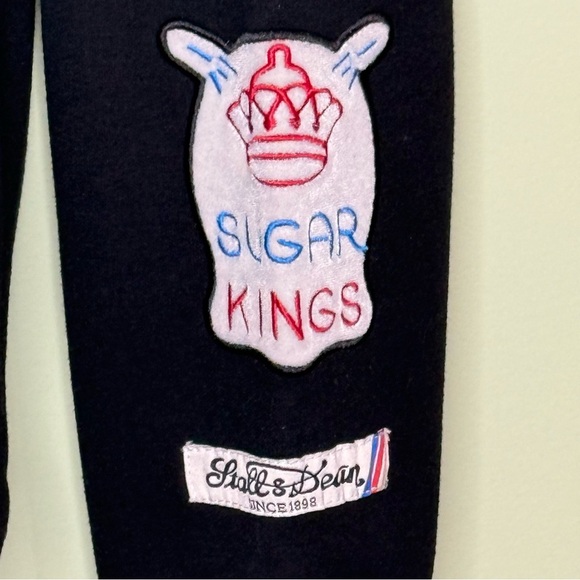 Vintage RARE Stall & Dean “Sugar Kings” Black Sweater men’s Small sweatshirt - Picture 4 of 10